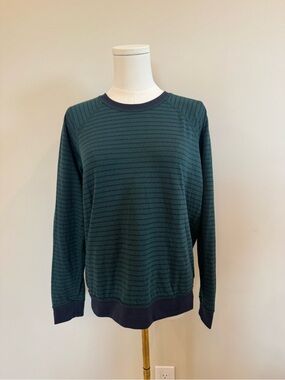 Marine Layer Women’s Reversible Striped Crewneck Sweater